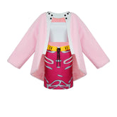 One Piece Doflamingo Gender-Bender Female Cosplay Costume - Seven Warlords of the Sea Coat Dress - Halloweez